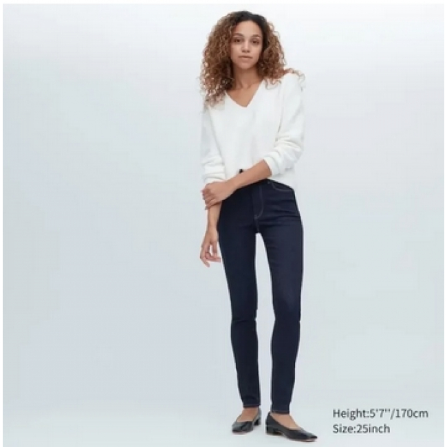 Оригинальные джинсы Uniqlo Ultra Stretch Skinny High Rise Jeans