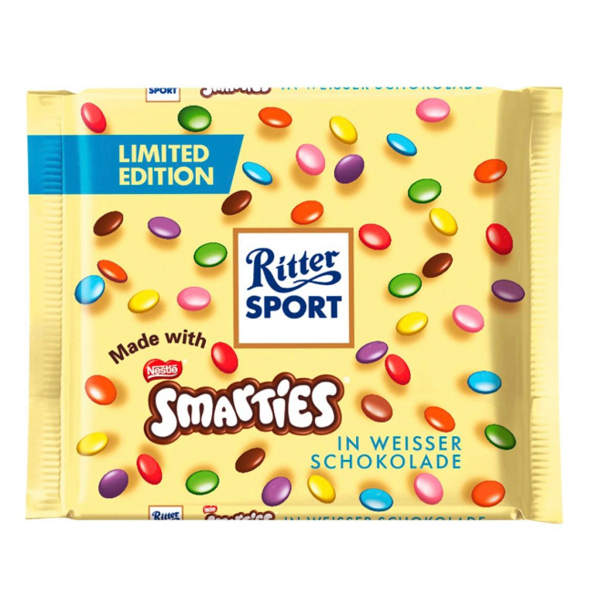 Ritter Sport Smarty белого цвета, 100 г.