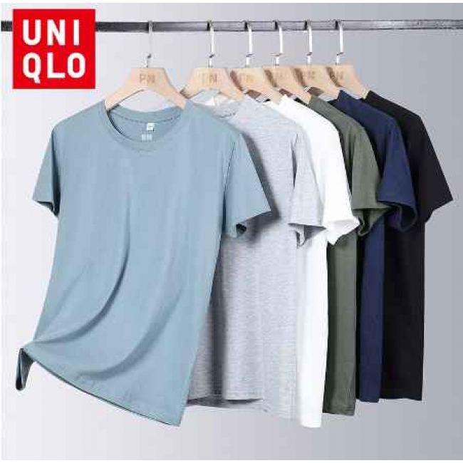 Футболка с круглым вырезом и коротким рукавом Uniqlo 1 комплект 4 шт.