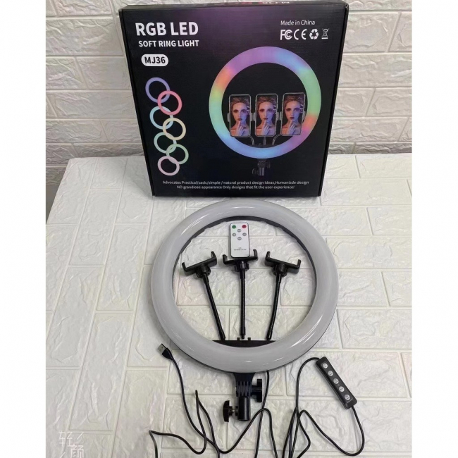 RGB LED МЯГКОЕ КОЛЬЦЕВОЕ СВЕТИЛЬНИК MJ36