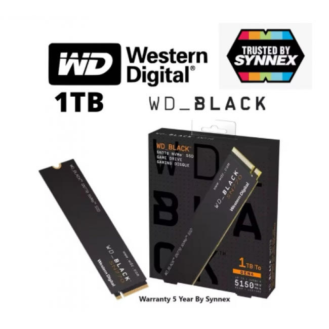 Игровая плата SSD WD BLACK SN770 1 TB M.2 NVMe PCIe Gen4