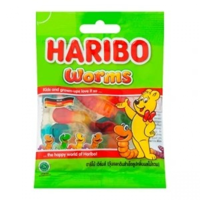 Haribo Worms Jelly 25 г.