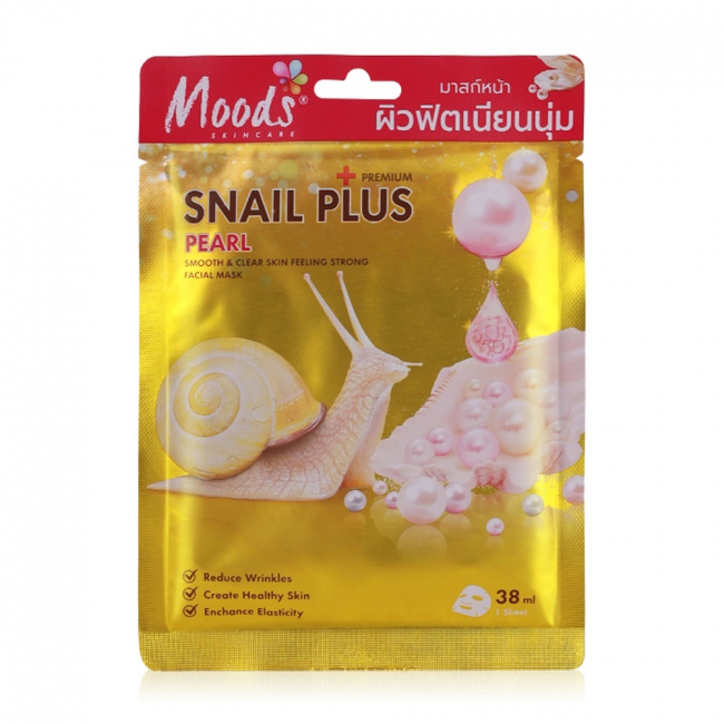 Маска Moods Snail Plus Pearl Mask 38 мл.