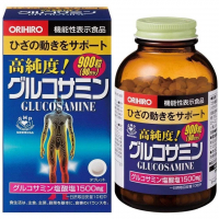 Джапанский препарат Orihiro Glucosamine, 1500 мг, 900 таблеток.