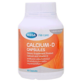 Mega We Care Кальций-D 60 капсул