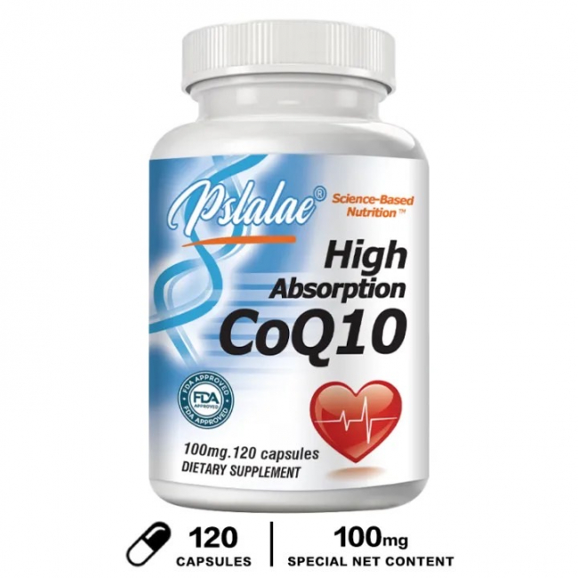 Добавка CoQ10 и пиперин, 30 капсул.