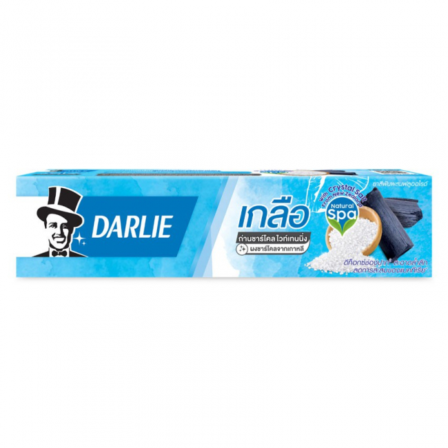 Зубная паста Darlie с солью и углем для отбеливания, 75 г.