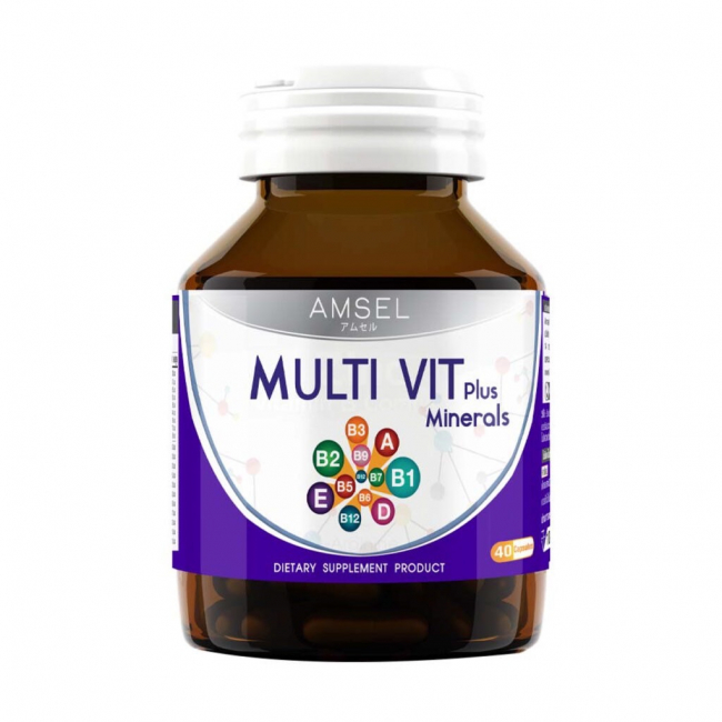 Amsel Multi Vit Plus Minerals 40 капсул