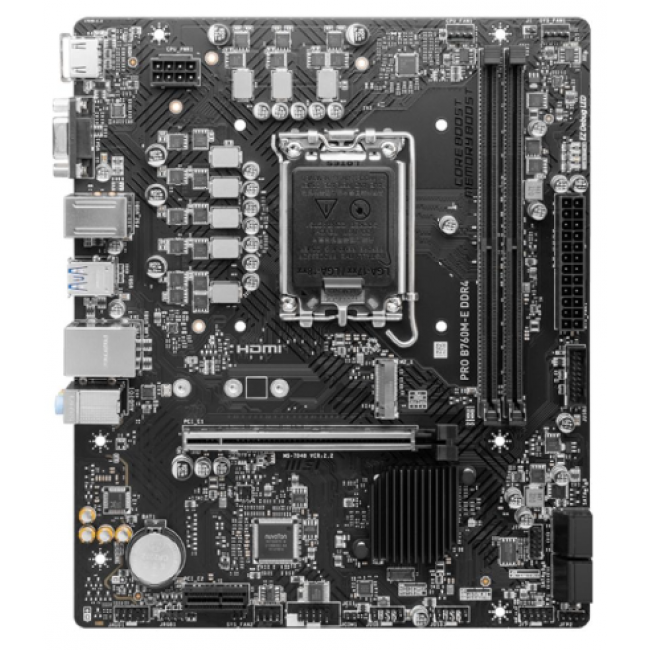 Материнская плата MSI PRO B760M-E DDR4 LGA-1700