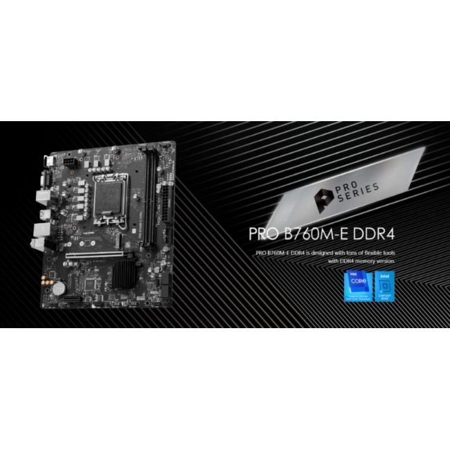 Материнская плата MSI PRO B760M-E DDR4 LGA-1700