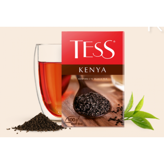 Чай Tess Кения 100 г, гранулированный чёрный