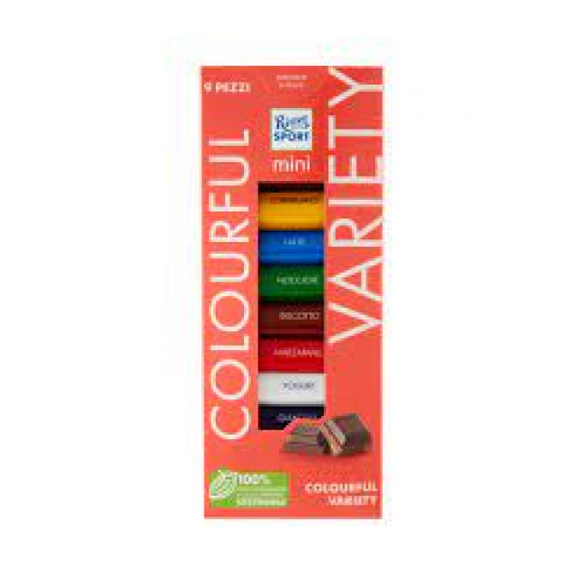 Мини-шоколадки Ritter Sport, ассорти вкусов