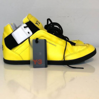 Y-3 Желтые Казухири с вырезами на высокой подошве