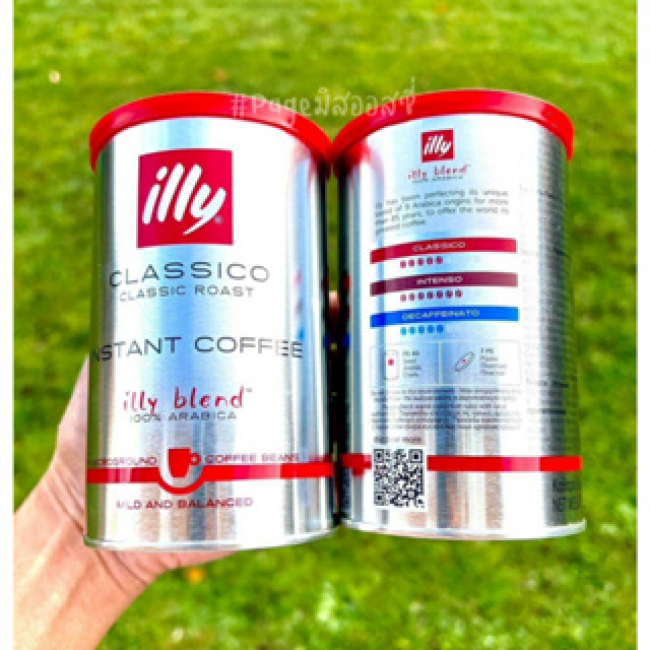 ИЛЛИ растворимый кофе CLASSICO / DECAF TASTE 95 грамм