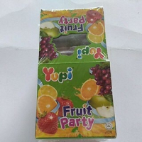 Yupi жевательные конфеты Fruit Party 21 грамм, упаковка из 12 штук