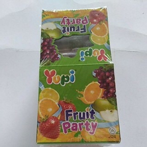 Yupi жевательные конфеты Fruit Party 21 грамм, упаковка из 12 штук
