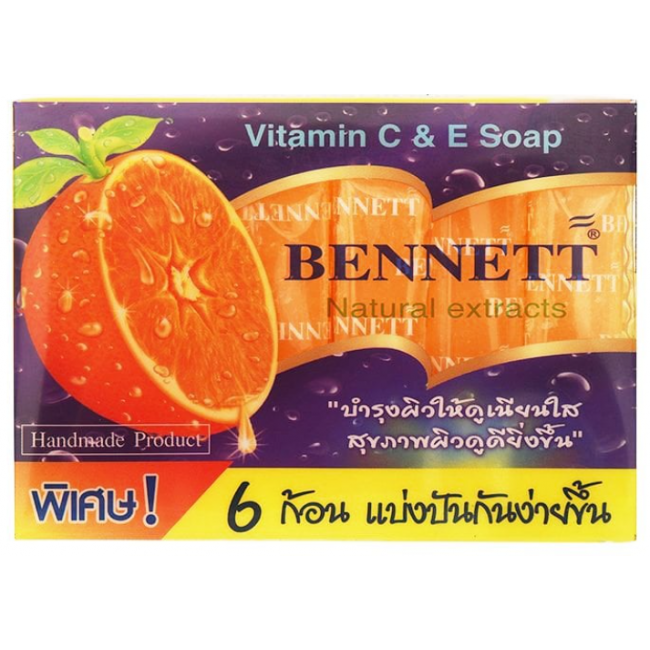 Мыло Bennett с витаминами С и Е 25 г х 6 кусков