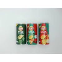 Хрустящие картофельные чипсы, упаковка 3 шт.
