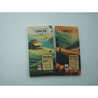 Комбинация шоколадных батончиков бренда TBROS
