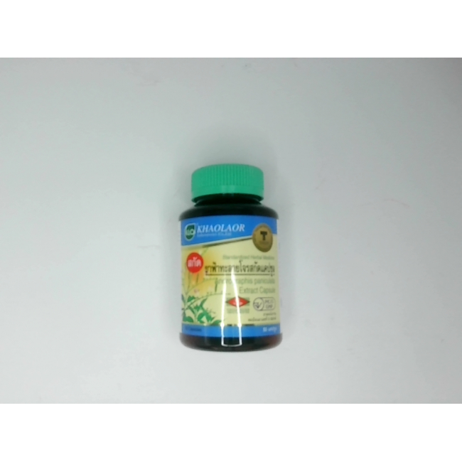 Капсулы Andrographis paniculata, торговая марка Khaolaor, упаковка 6 штук