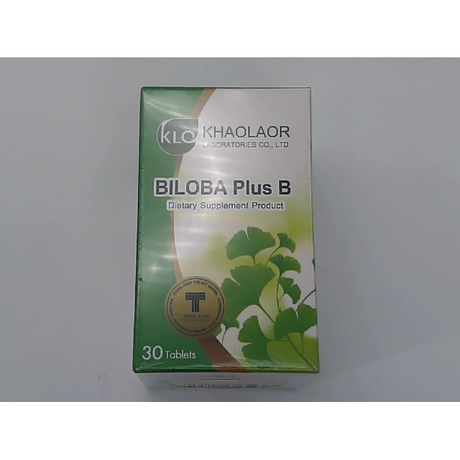 Biloba Plus B Пищевая добавка Упаковка из 12 шт.