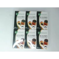 Капсулы с черным кунжутом K-Samin, белые, упаковка из 6 шт.