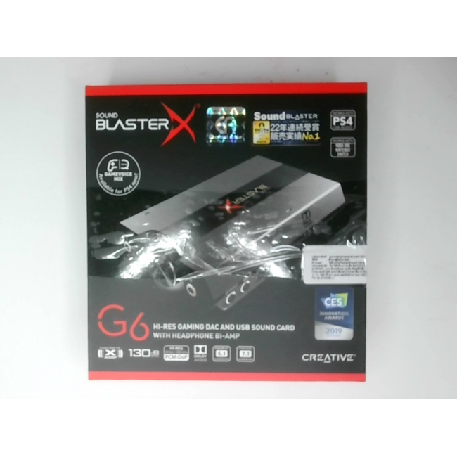 Звуковая карта Sound BlasterX G6