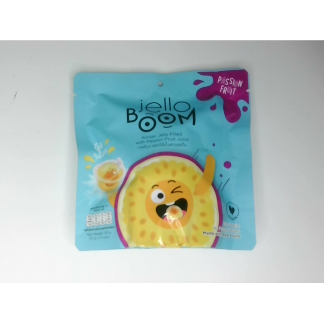 Желе из конняку с начинкой из взбитой маракуйи