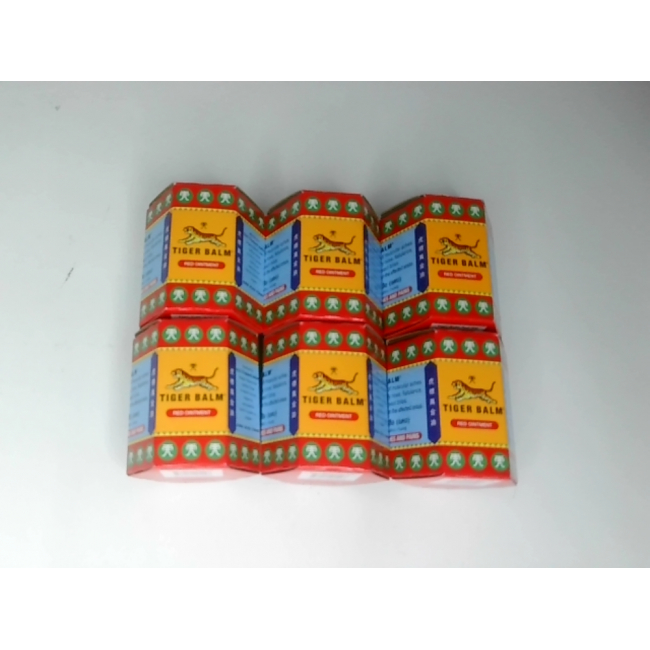 Красная мазь Tiger Balm – упаковка из 6 штук