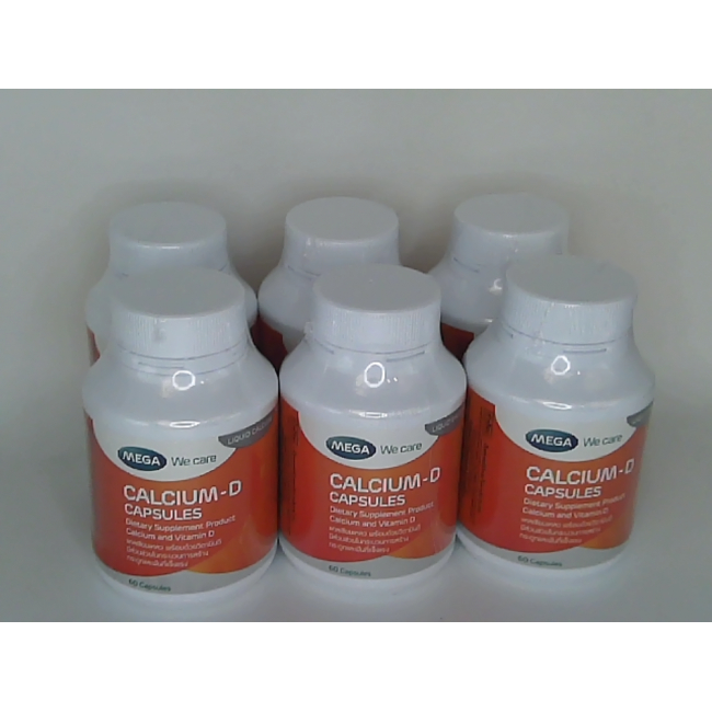 Mega We Care Calcium-D, упаковка из 6 шт.