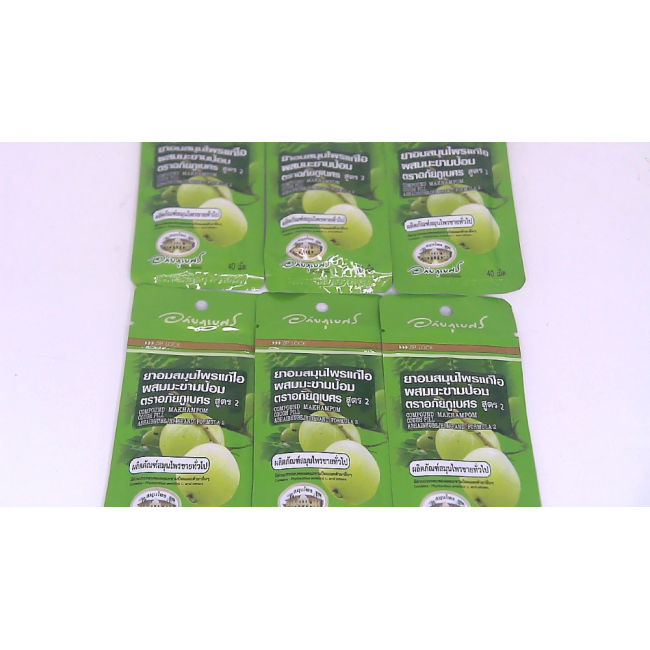 Abhaibhubejhr Cough Drops, упаковка из 6 штук