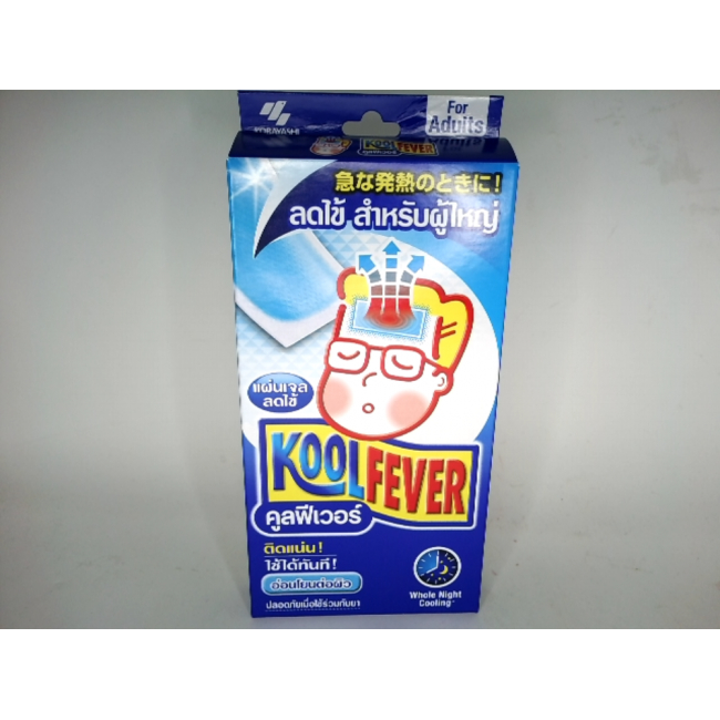 Охлаждающий гелевый пластырь Clu Fever для взрослых