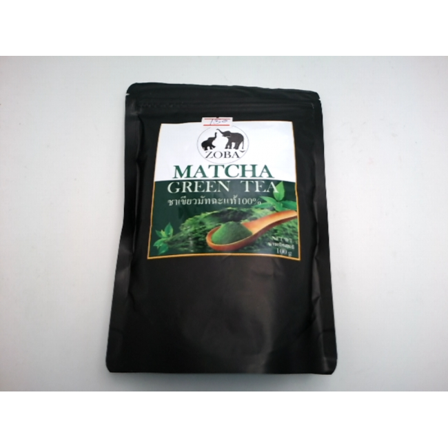 Настоящий зеленый чай матча, марка Soba.