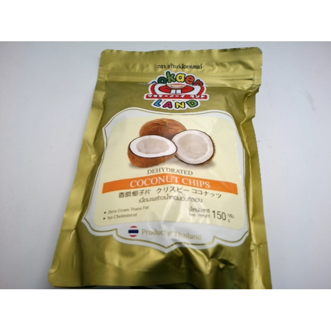 Хрустящий сушеный ароматный кокос, бренд Taokaenoi Land