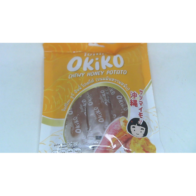 Окико — это жевательная закуска из сладкого картофеля.