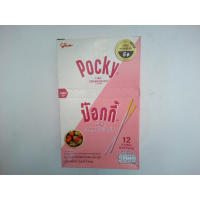 Паки Pocky со вкусом клубники, 12 штук