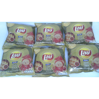 Чипсы Lay's со вкусом жареного кальмара, упаковка из 6 штук.