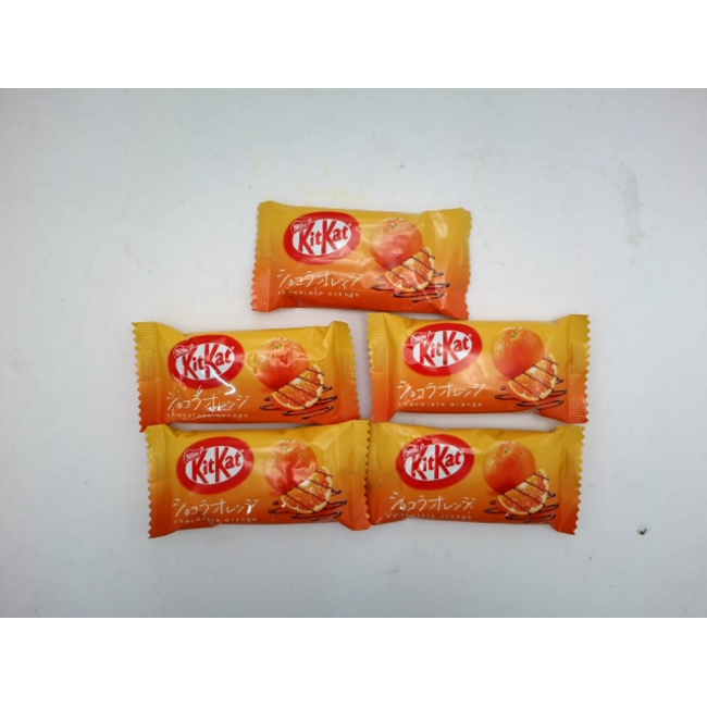 Конфеты Kit Kat со вкусом апельсина, 5 штук.