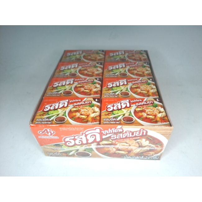 Кубики супа Rosdee Tom Yum, упаковка 24 шт.