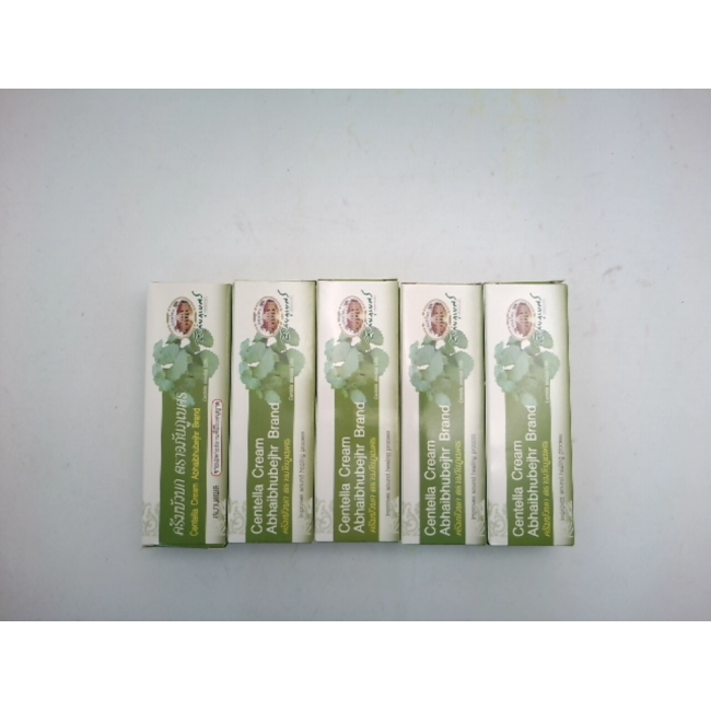 Крем Centella Asiatica, бренд Abhaibhubejhr, упаковка из 5 штук