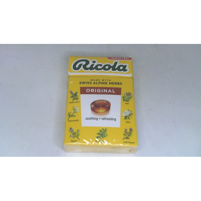 Травяные конфеты Ricola, оригинальный вкус
