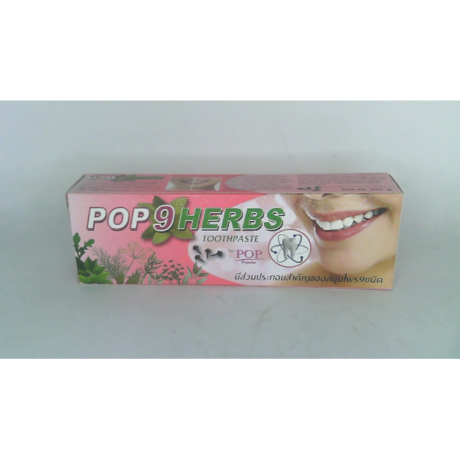 Зубная паста POP 9 Herb