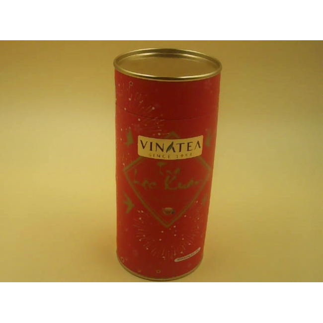 Зеленый чай Vinatea Loc Xuan в бумажной банке.