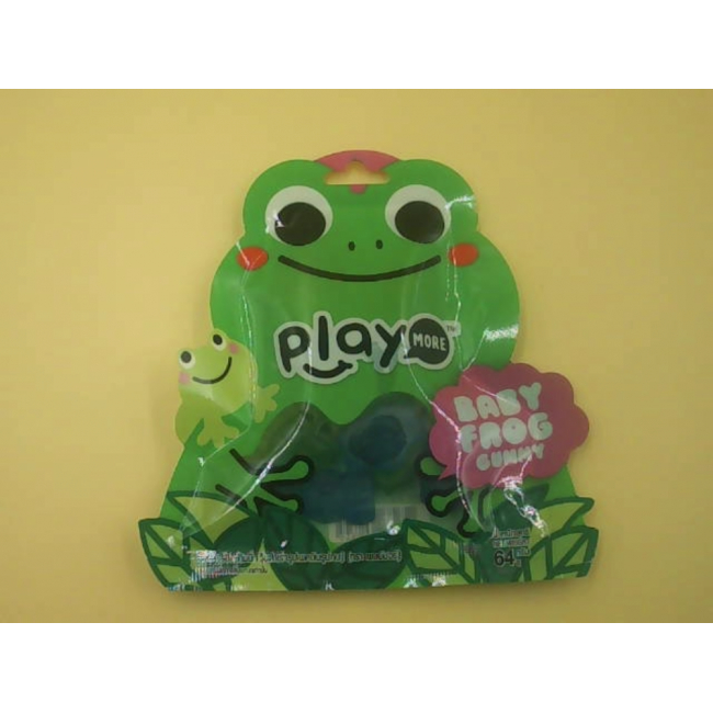 Мармеладные конфеты в форме лягушек марки Playmore из Таиланда (64 г)
