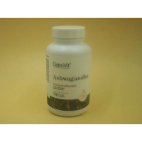 Биологически активная добавка OstroVit Ashwagandha Vege в форме таблеток помогает снизить стресс и улучшить сон.