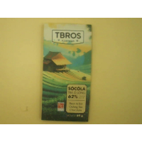Шоколадная плитка TBROS со вкусом чая улун (69 г)