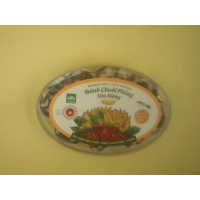 Слоеное банановое тесто со вкусом дуриана от бренда Tu Bong (200 г), приготовленное из сиамских бананов и дуриана.