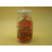 Cube Candy Gummy — фруктовые жевательные конфеты, упакованные в пластиковую банку весом 68 г.