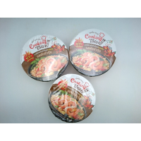 Сухая лапша быстрого приготовления со вкусом острых жареных креветок, бренд Cooking Town, упаковка 3 шт.