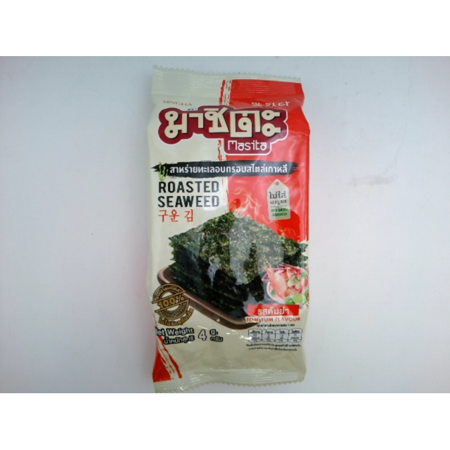 Хрустящие морские водоросли Masita со вкусом том ям